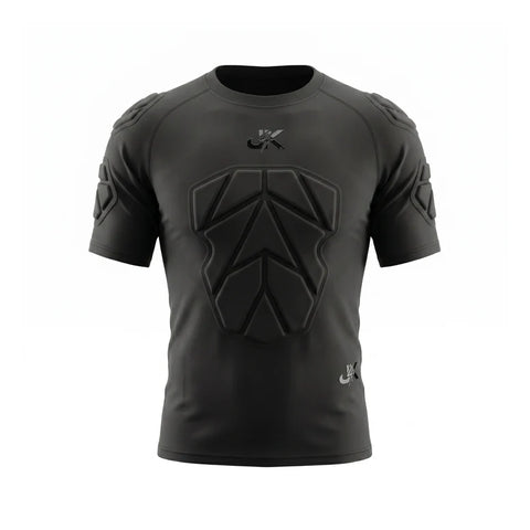 J4K Skin Shield Padded T-Shirt And 3/4 Padded Pant Set