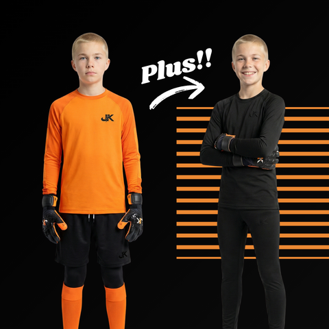 Orange Goalkeeper Kit And Base Layer Set