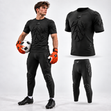 Skin Shield Compression Padded T Shirt And Pant Set